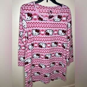 VINTAGE 2004 Hello Kitty XL fleece nightgown